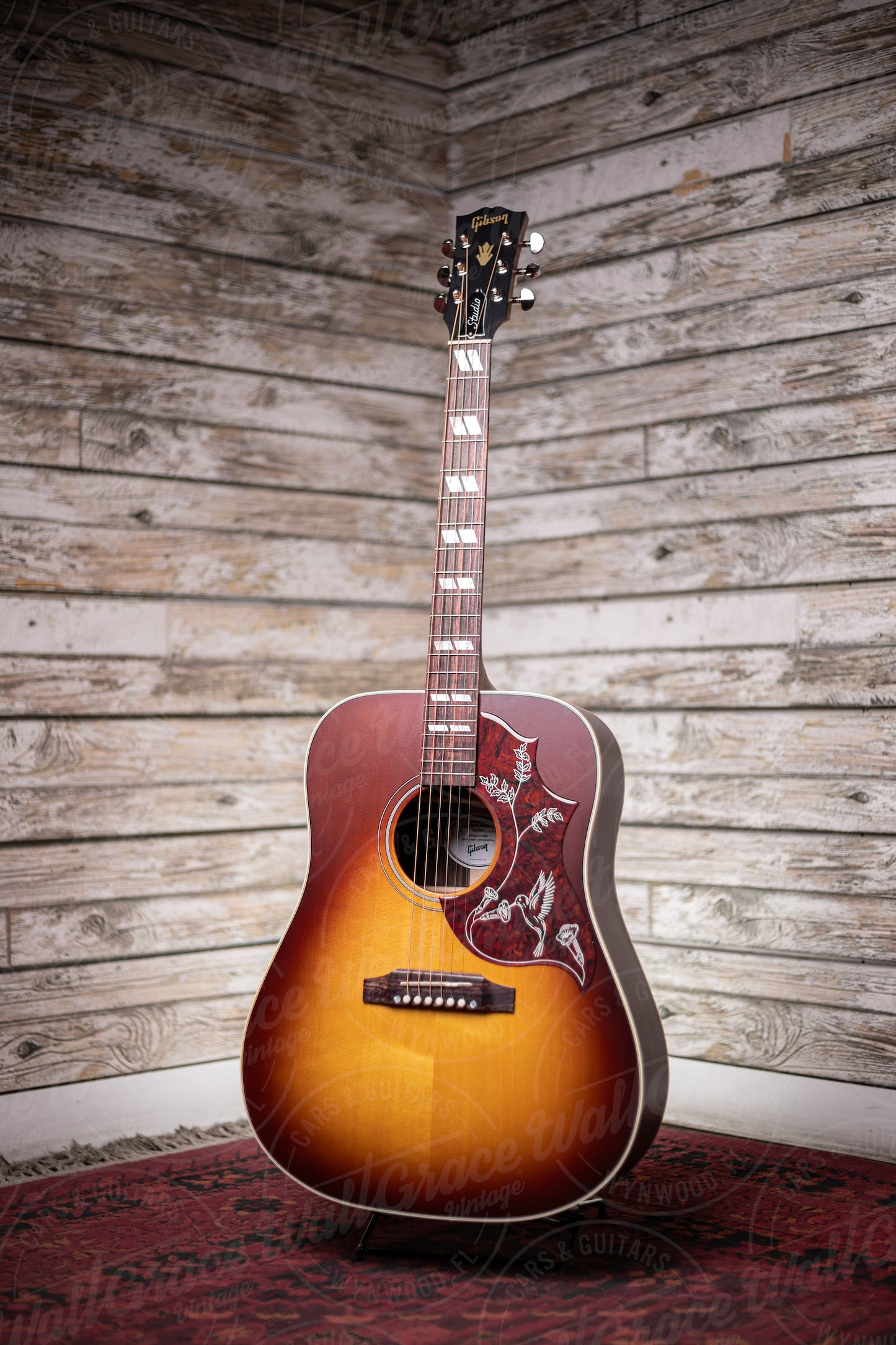 Gibson Hummingbird Studio Rosewood Acoustic Guitar - Satin Rosewood Burst