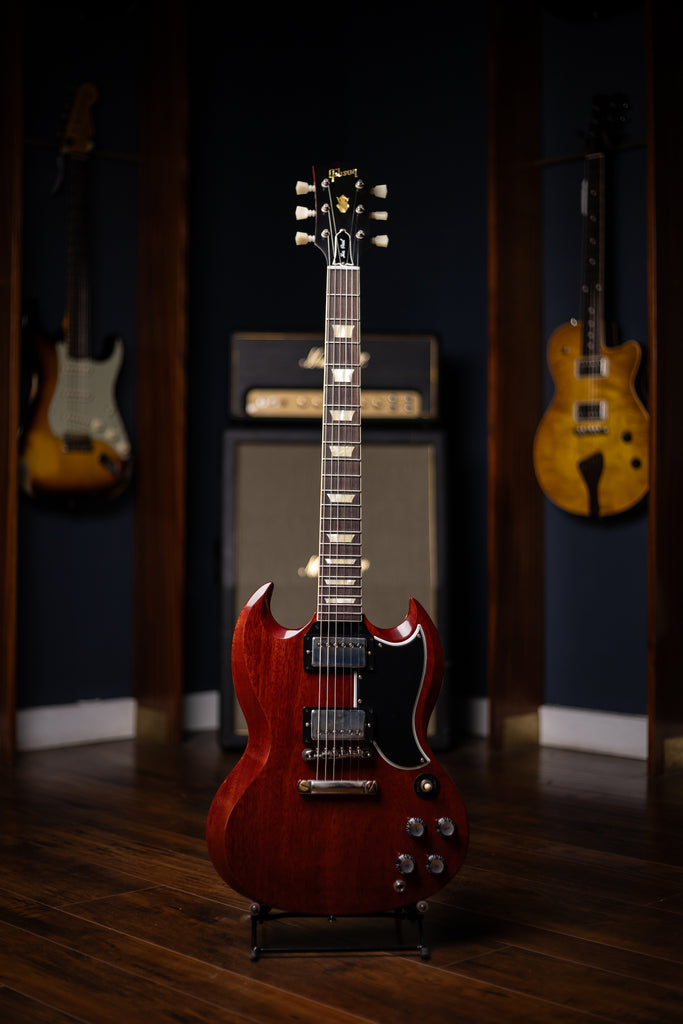 Gibson Custom Shop 1961 Les Paul SG Standard Reissue Stop Bar Electric Guitar - Cherry Red