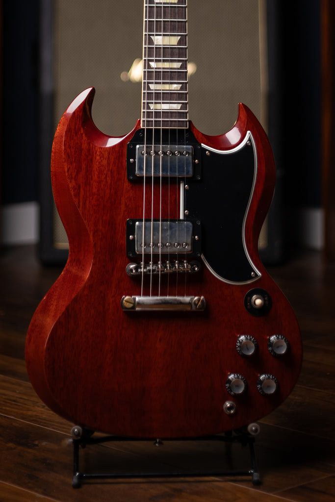 Gibson Custom Shop 1961 Les Paul SG Standard Reissue Stop Bar Electric Guitar - Cherry Red