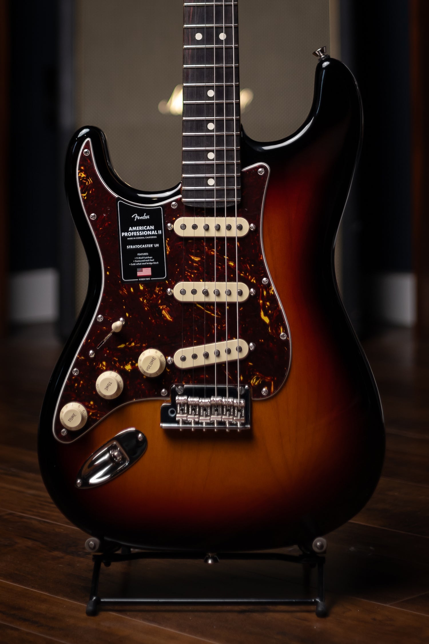 Fender American Professional II Stratocaster Left-Handed Electric Guitar - 3-Color Sunburst
