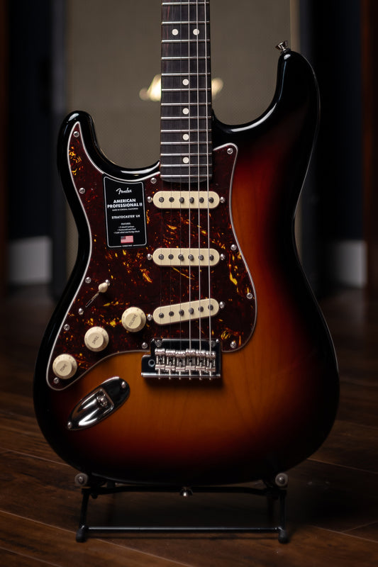 Fender American Professional II Stratocaster Left-Handed Electric Guitar - 3-Color Sunburst
