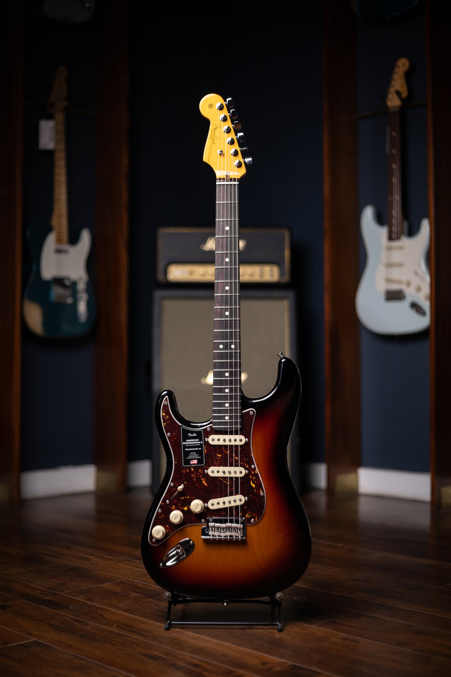 Fender American Professional II Stratocaster Left-Handed Electric Guitar - 3-Color Sunburst