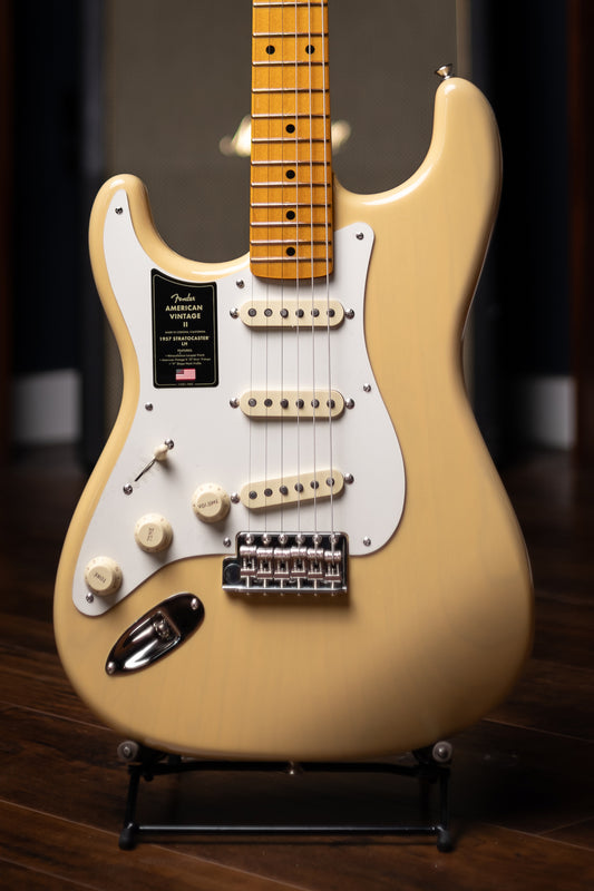 Fender American Vintage II 1957 Stratocaster Left-Hand Electric Guitar - Vintage Blonde