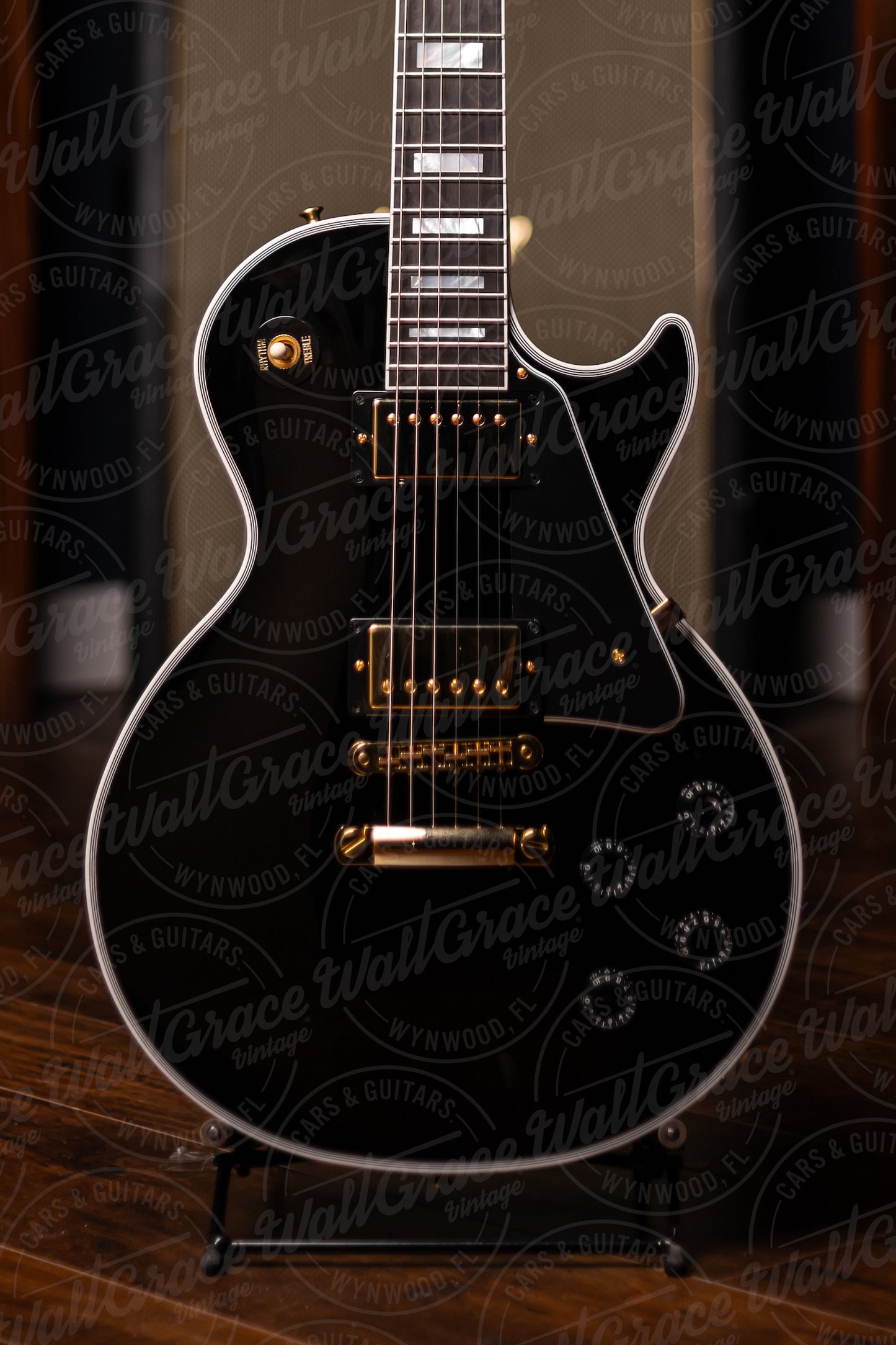 Gibson Custom Shop Les Paul Custom Electric Guitar - Ebony