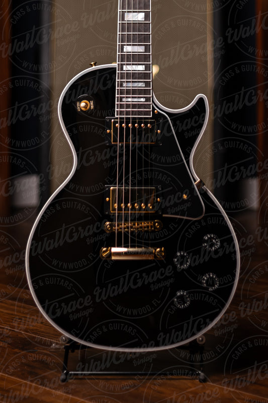 Gibson Custom Shop Les Paul Custom Electric Guitar - Ebony