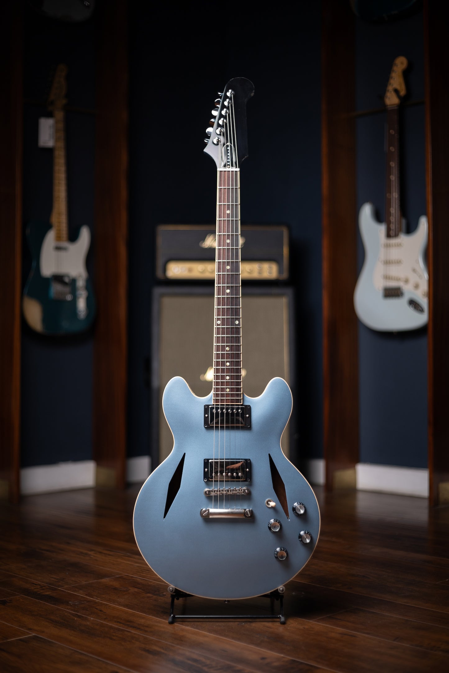 2013 Gibson Custom Shop CS-336 Bench Mark Electric Guitar - Pelham Blue