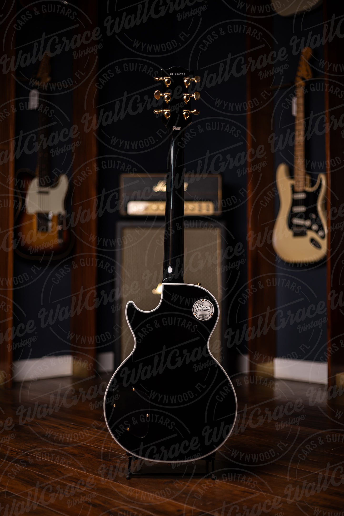 Gibson Custom Shop Les Paul Custom Electric Guitar - Ebony