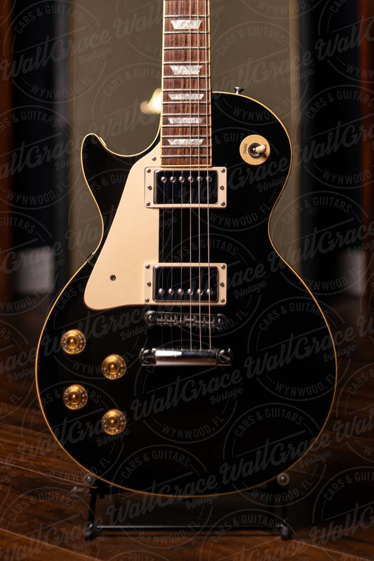 1995 Gibson Les Paul Standard Left Handed Electric Guitar - Ebony
