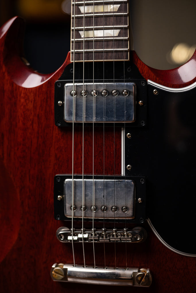 Gibson Custom Shop 1961 Les Paul SG Standard Reissue Stop Bar Electric Guitar - Cherry Red