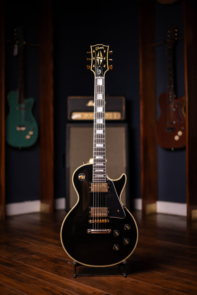 Gibson Custom Shop 1968 Les Paul Custom Reissue Electric Guitar - Murphy Lab Ultra Light Aged Ebony