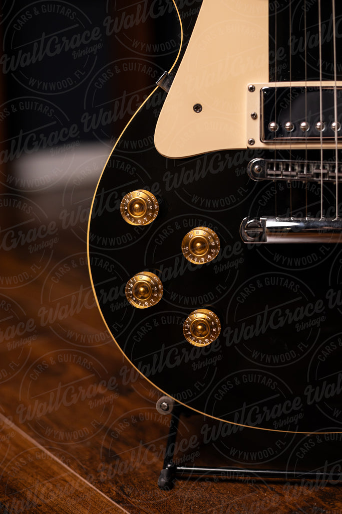 1995 Gibson Les Paul Standard Left Handed Electric Guitar - Ebony