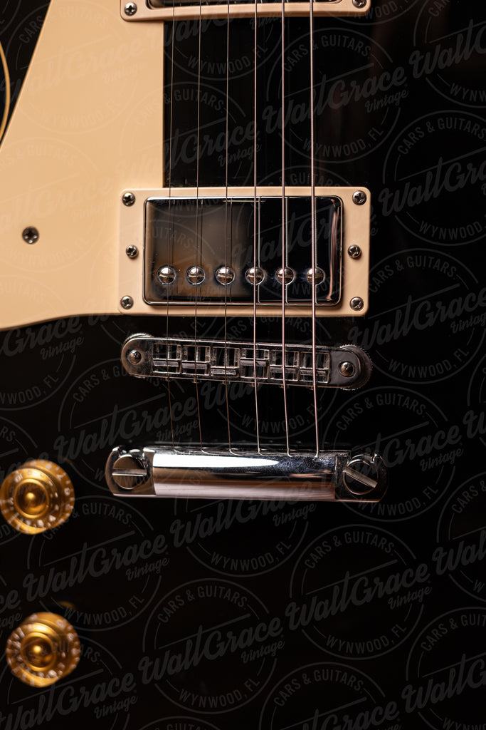 1995 Gibson Les Paul Standard Left Handed Electric Guitar - Ebony
