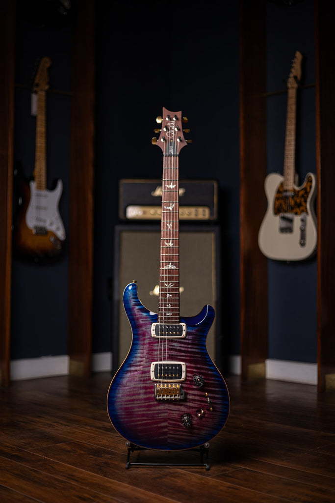 2019 PRS 408 10 Top Electric Guitar - Violet Blue Burst