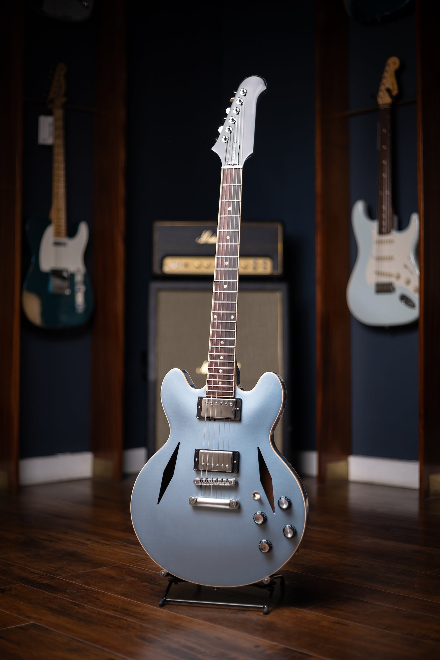 2013 Gibson Custom Shop CS-336 Bench Mark Electric Guitar - Pelham Blue