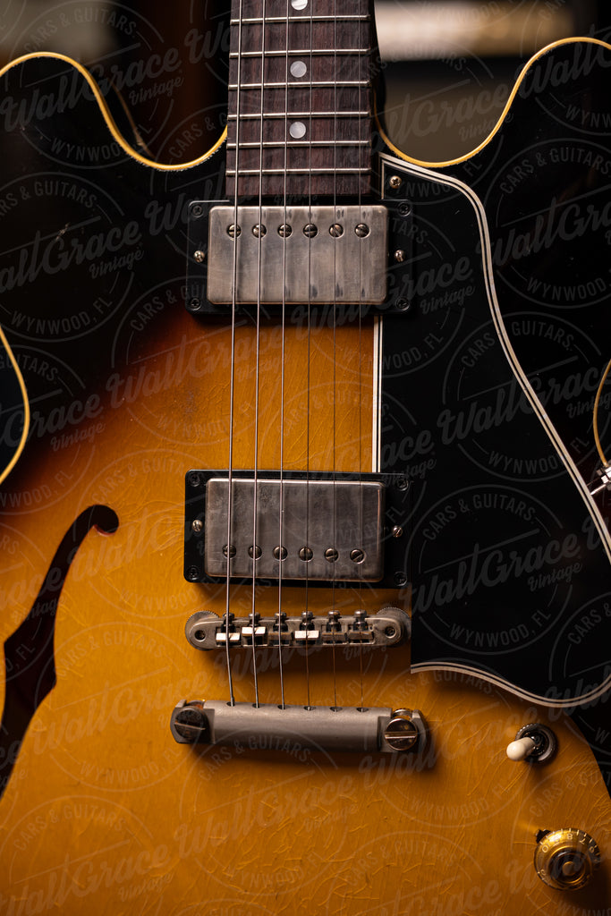 Gibson Custom Shop Murphy Lab 1958 ES-335 Heavy Aged Reissue Electric Guitar - Faded Tobacco Burst