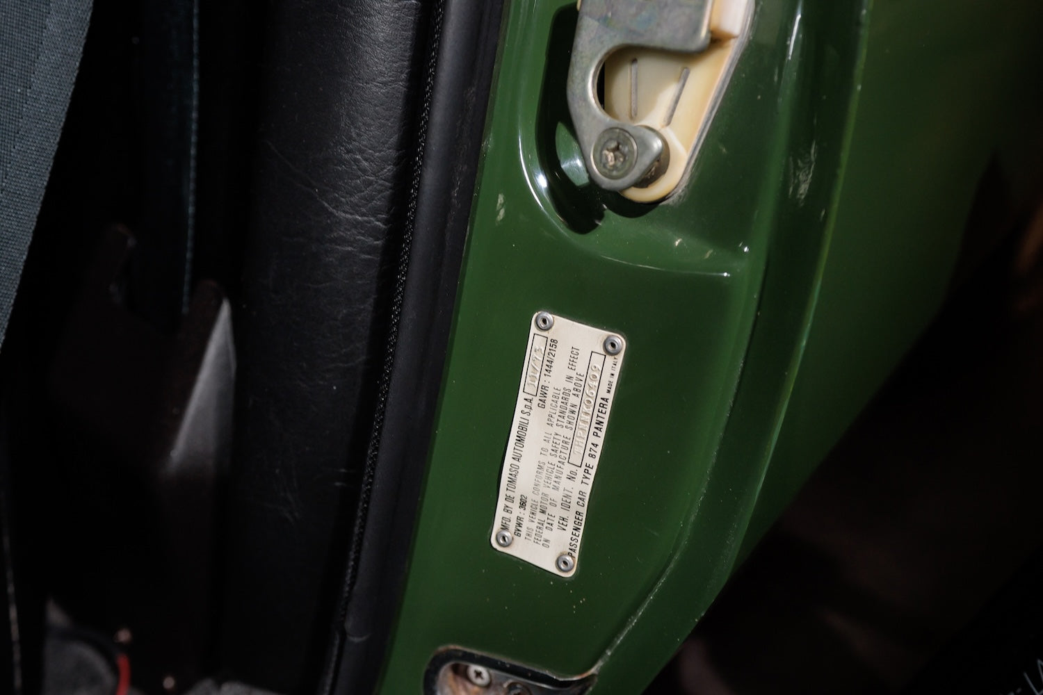 1974 De Tomaso Pantera | Medium Green