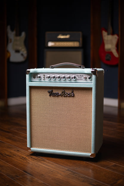 Two-Rock Studio Signature Combo - Silver Anodize, Mint Suede, Cane Cloth, Buckskin Piping, Silver Knobs