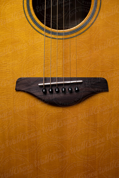 Yamaha FG-TA TransAcoustic Acoustic-Electric Dreadnought Guitar - Vintage Tint