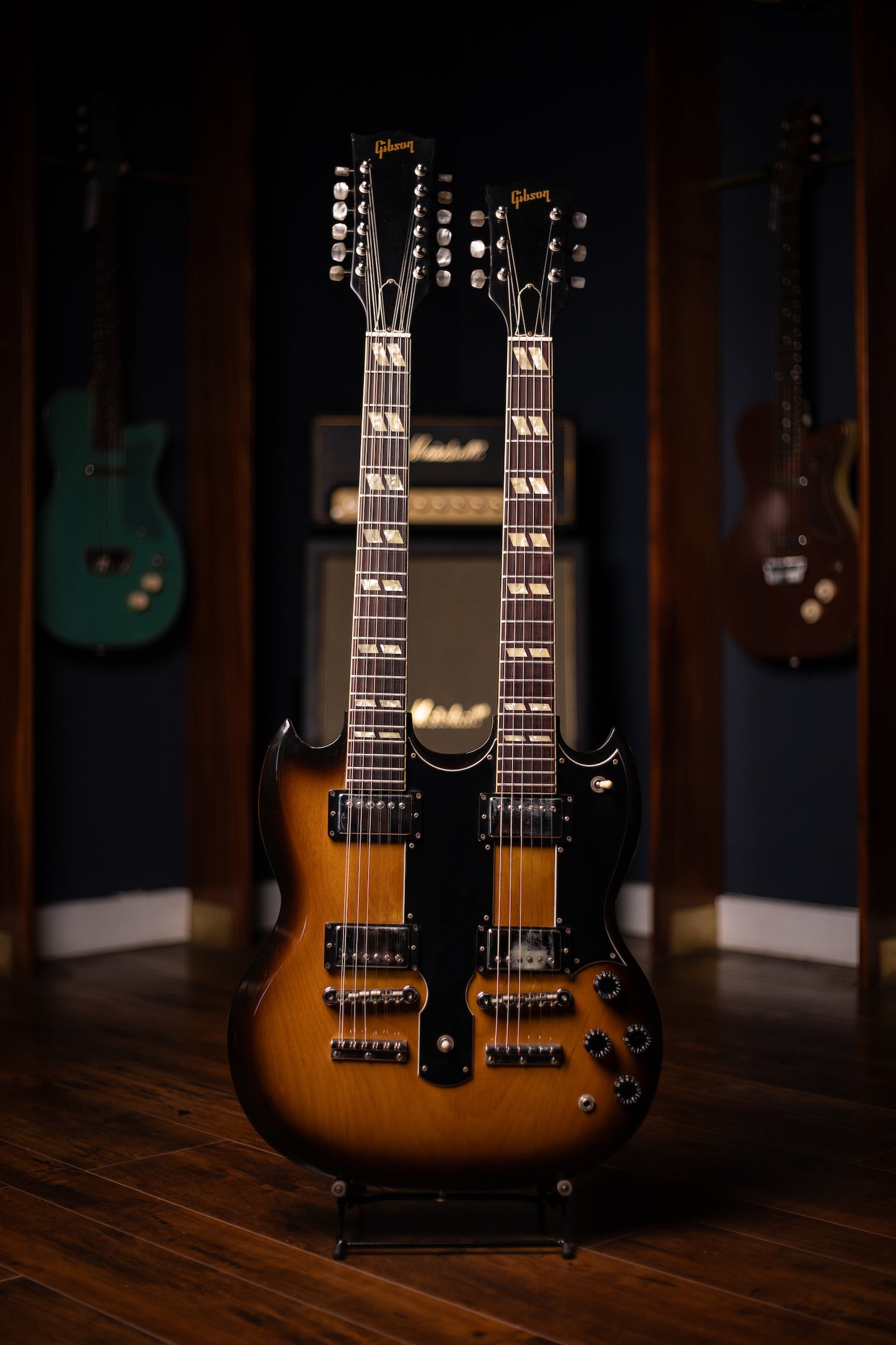 1978 Gibson EDS1275 Doubleneck Electric Guitar - Tobacco  Sunburst
