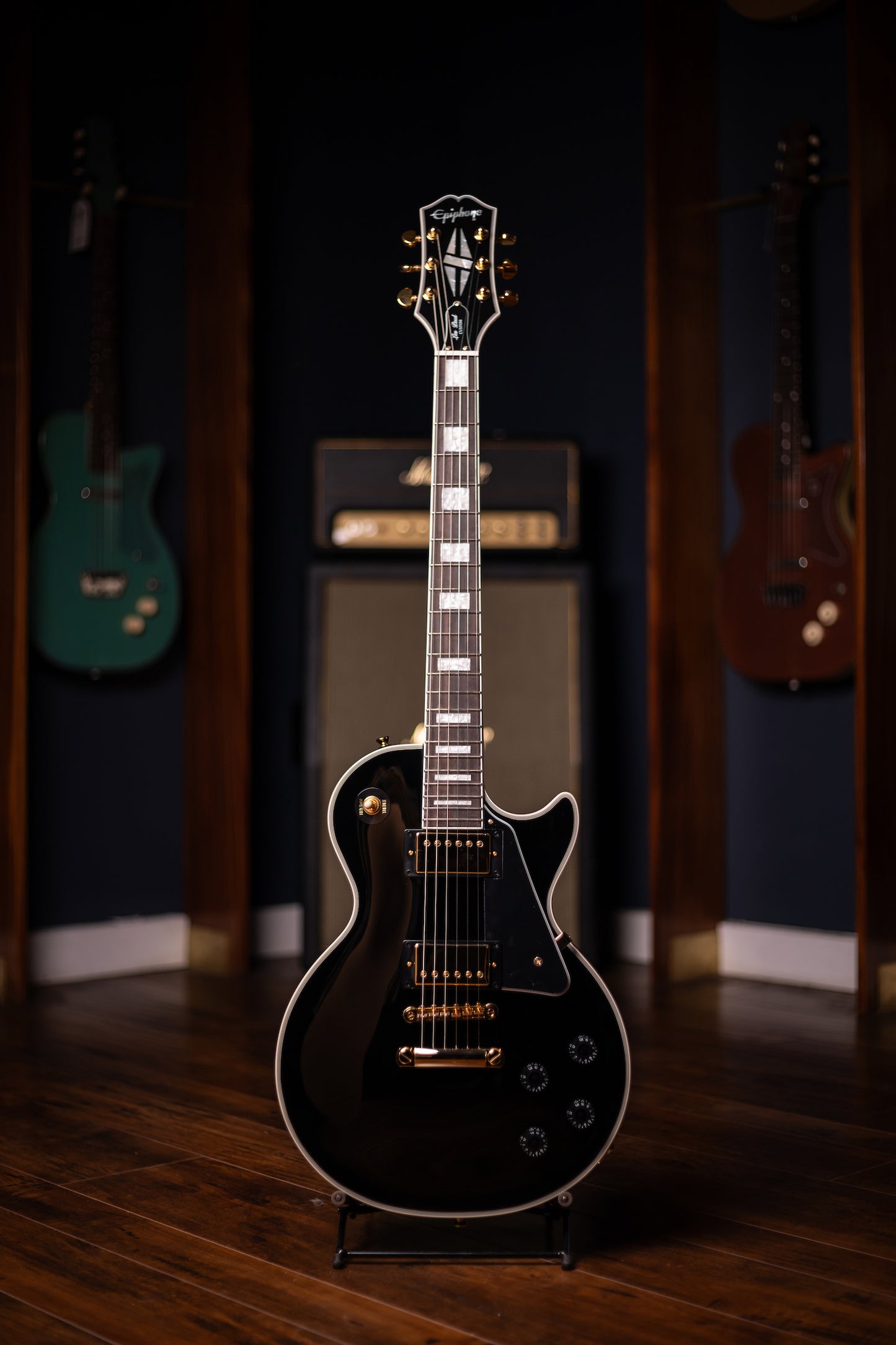 Epiphone Les Paul Custom Electric Guitar - Ebony
