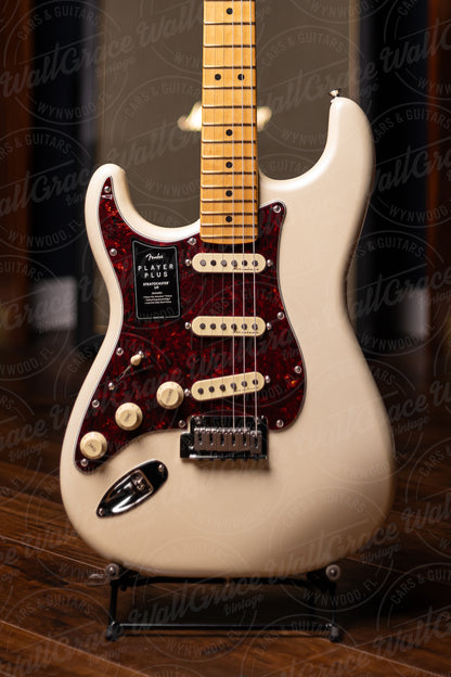 Fender Player Plus Stratocaster Left Handed Electric Guitar - Olympic Pearl