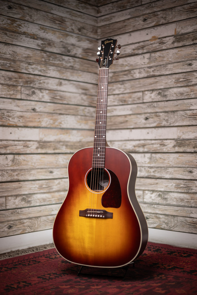 Gibson J-45 Studio Rosewood Acoustic Guitar - Satin Rosewood Burst