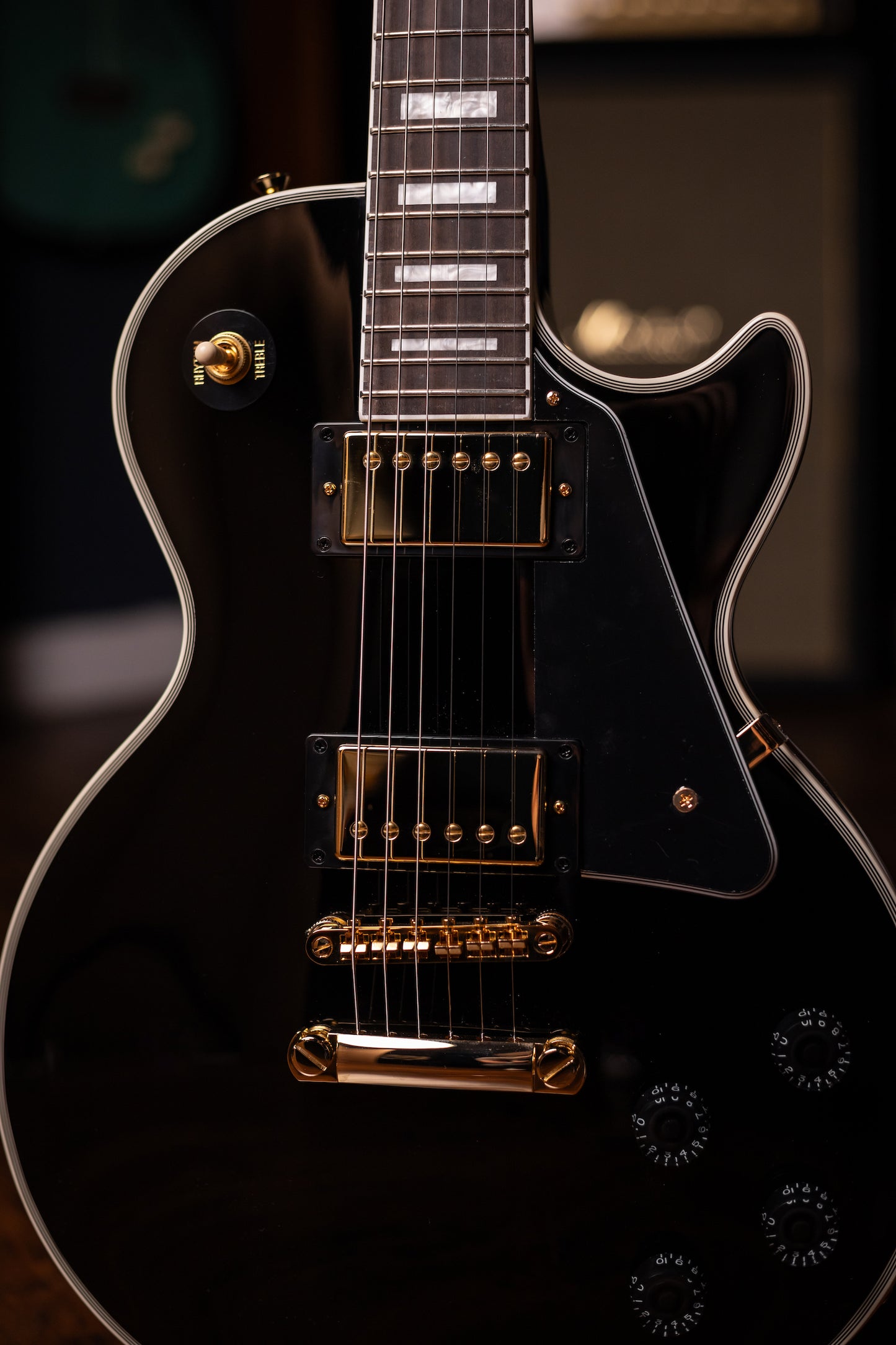 Epiphone Les Paul Custom Electric Guitar - Ebony