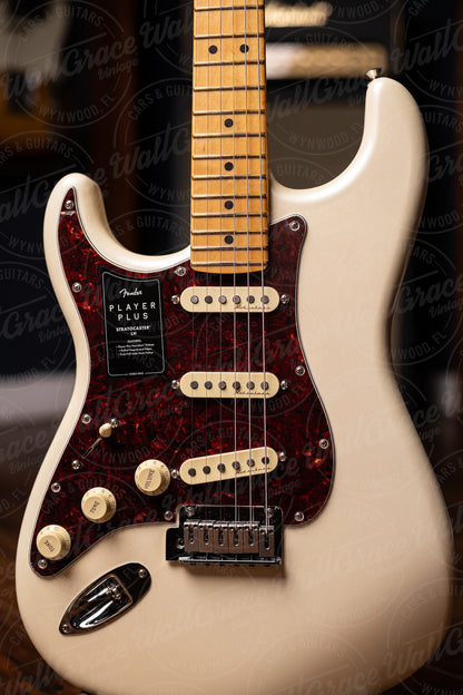 Fender Player Plus Stratocaster Left Handed Electric Guitar - Olympic Pearl