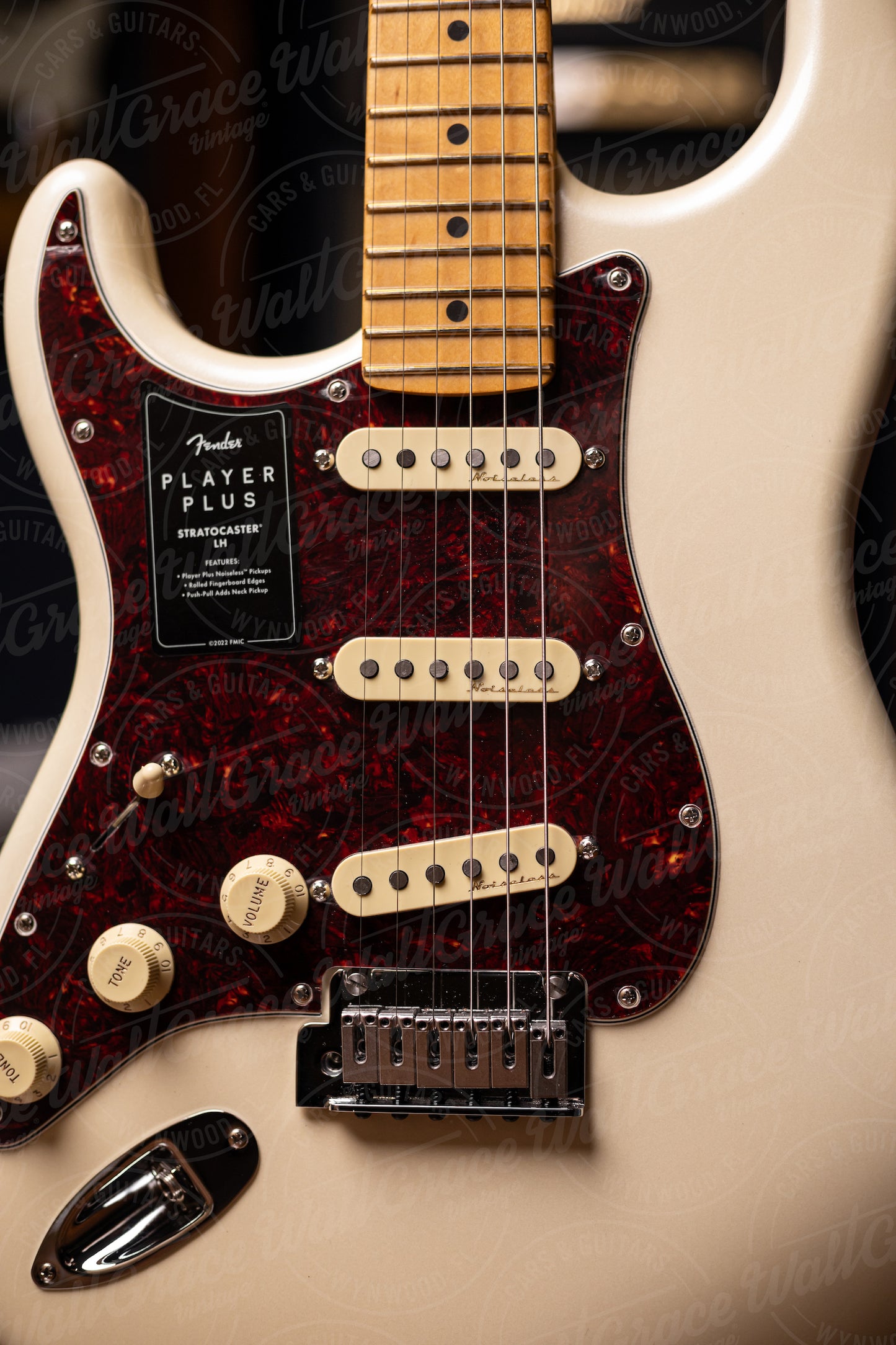 Fender Player Plus Stratocaster Left Handed Electric Guitar - Olympic Pearl
