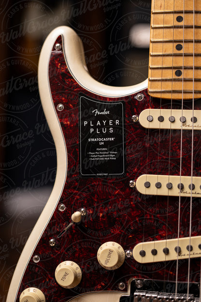 Fender Player Plus Stratocaster Left Handed Electric Guitar - Olympic Pearl