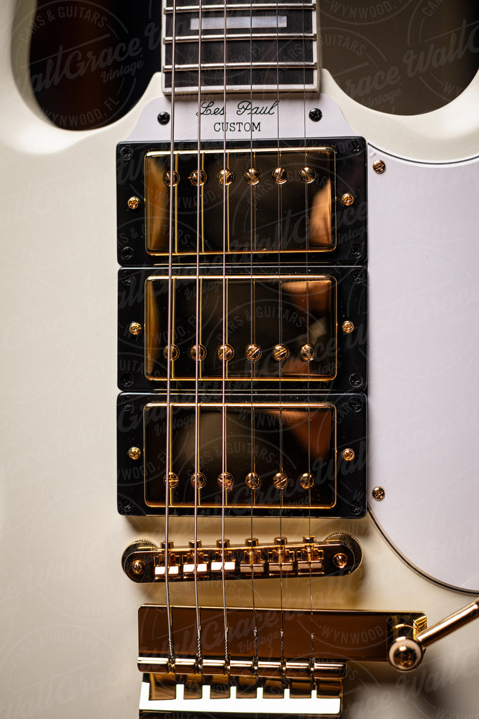 Epiphone 1963 Les Paul SG Custom With Maestro Vibrola Electric Guitar - Classic White