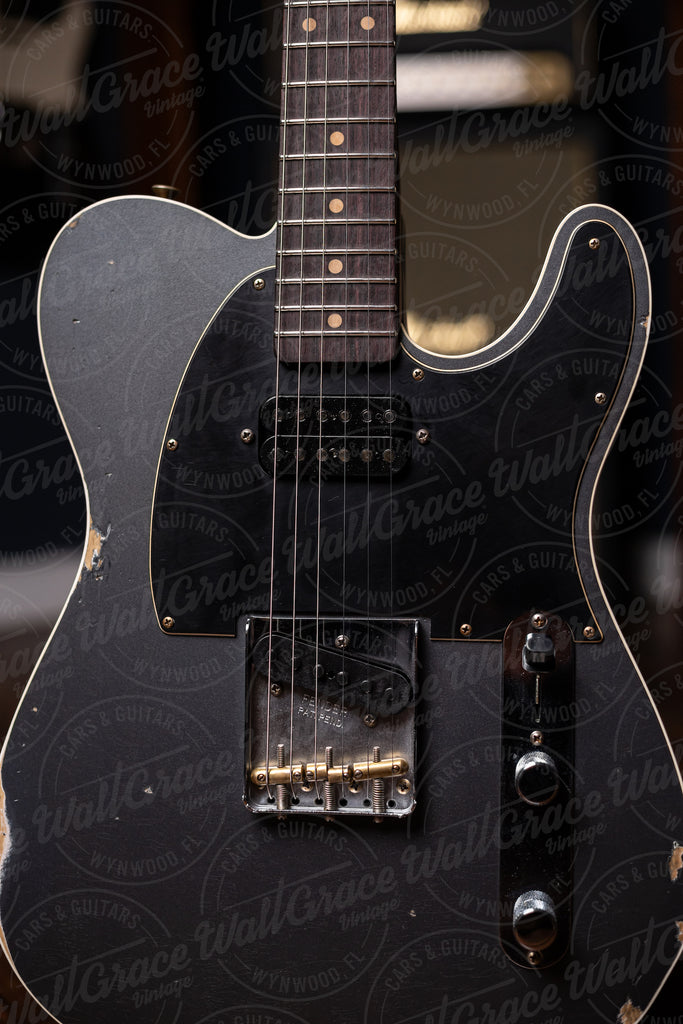 Fender Custom Shop LTD Telecaster Custom Relic Electric Guitar - Aged Charcoal Frost