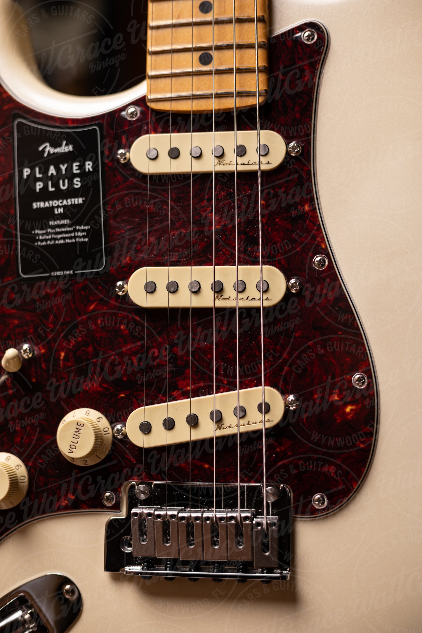 Fender Player Plus Stratocaster Left Handed Electric Guitar - Olympic Pearl