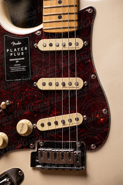Fender Player Plus Stratocaster Left Handed Electric Guitar - Olympic Pearl