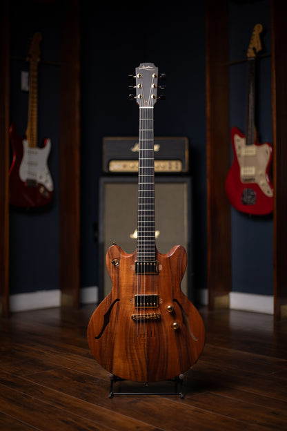 2025 Lowden GL-J Flammed Koa Electric Guitar - Natural