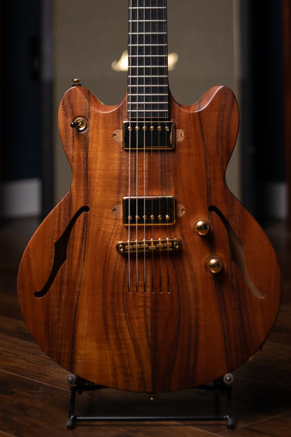 2025 Lowden GL-J Flammed Koa Electric Guitar - Natural