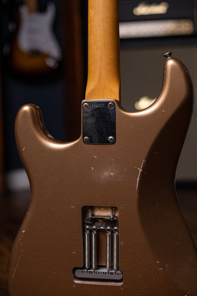 2011 Fender Custom Shop 1960 Stratocaster Relic Electric Guitar - Firemist Gold