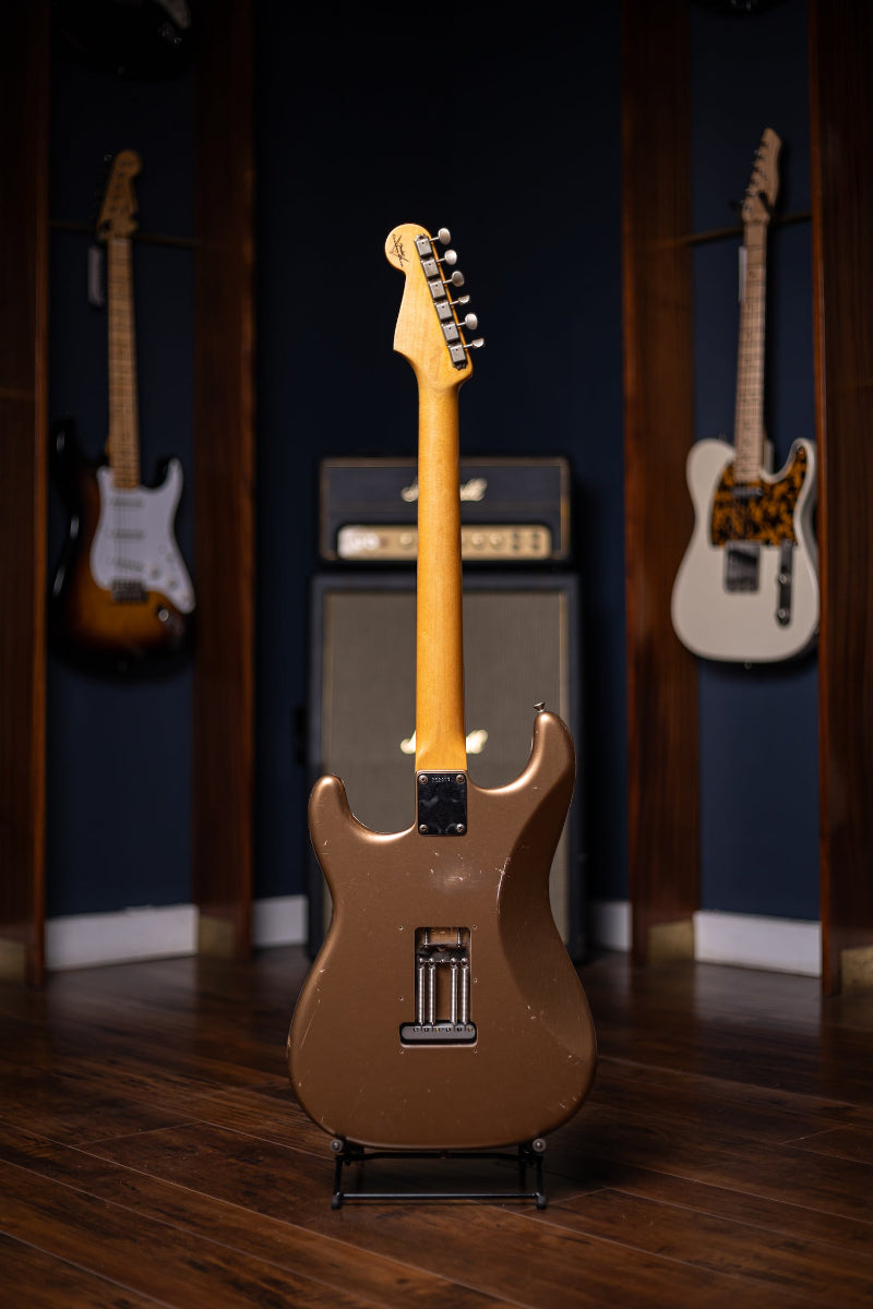 2011 Fender Custom Shop 1960 Stratocaster Relic Electric Guitar - Firemist Gold