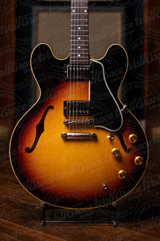 Gibson Custom Shop Murphy Lab 1958 ES-335 Light Aged Reissue Electric Guitar - Tri-Burst
