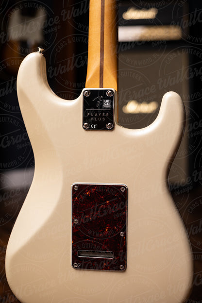 Fender Player Plus Stratocaster Left Handed Electric Guitar - Olympic Pearl