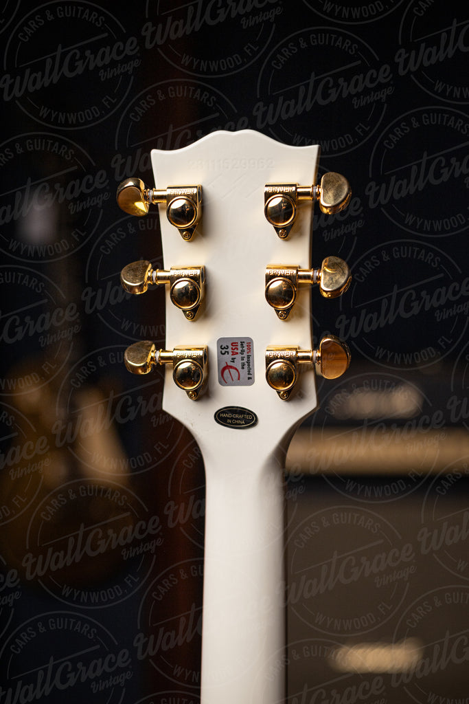 Epiphone 1963 Les Paul SG Custom With Maestro Vibrola Electric Guitar - Classic White