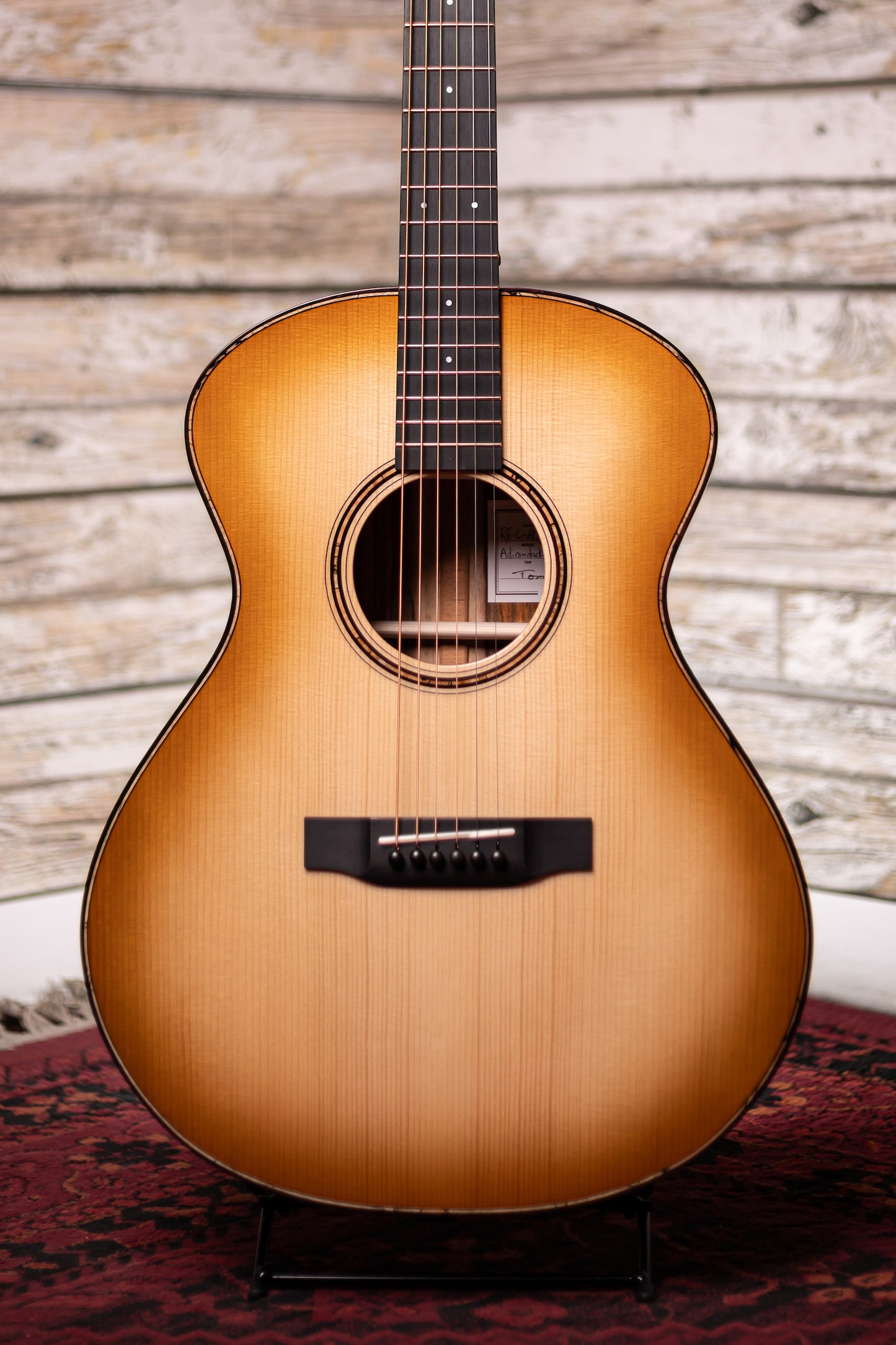 Bedell Revolution Orchestra Acoustic Guitar - Tanned Leather Burst