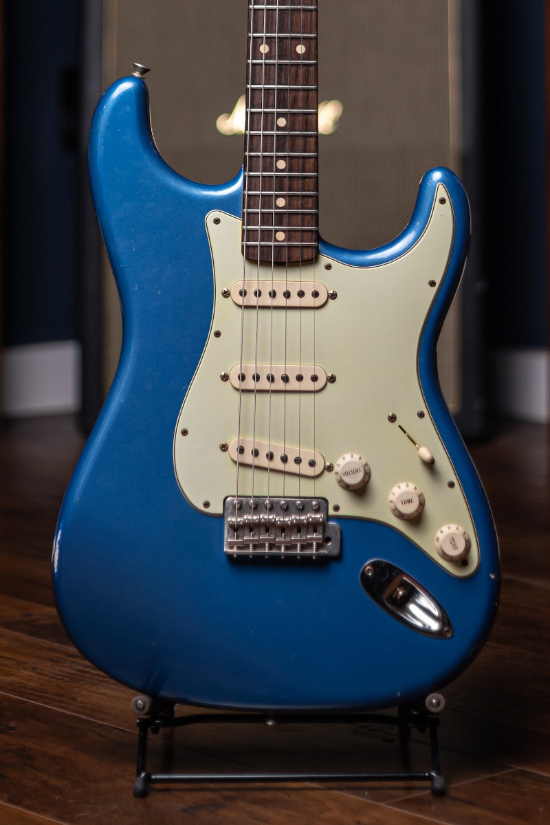 2011 Fender Custom Shop 1960 Stratocaster Relic Electric Guitar - Lake Placid Blue