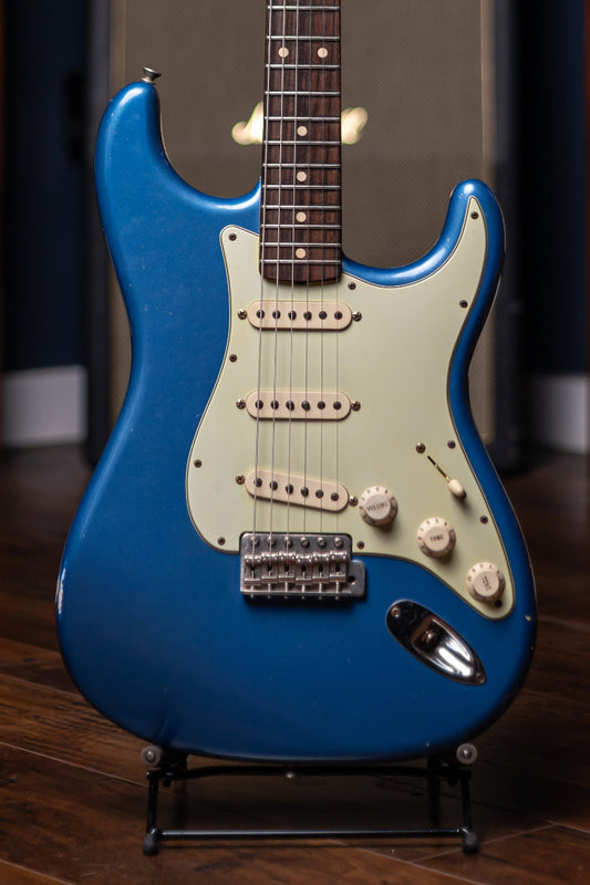 2011 Fender Custom Shop 1960 Stratocaster Relic Electric Guitar - Lake Placid Blue