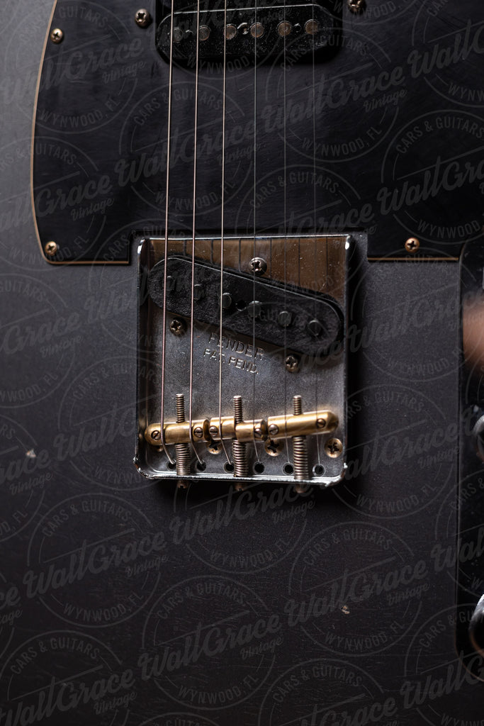 Fender Custom Shop LTD Telecaster Custom Relic Electric Guitar - Aged Charcoal Frost