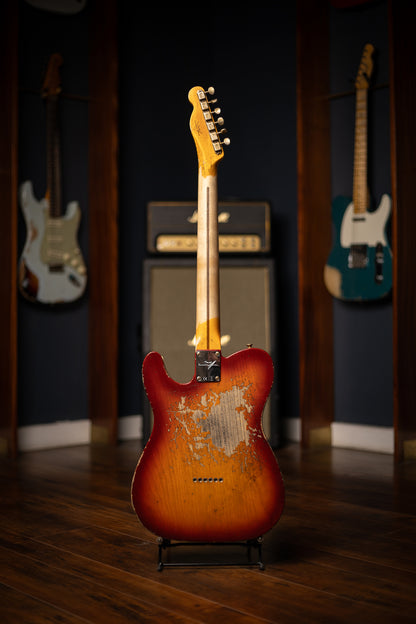 Fender Custom Shop 1952 Telecaster Super Heavy Relic Electric Guitar - Aged Cherry Sunburst