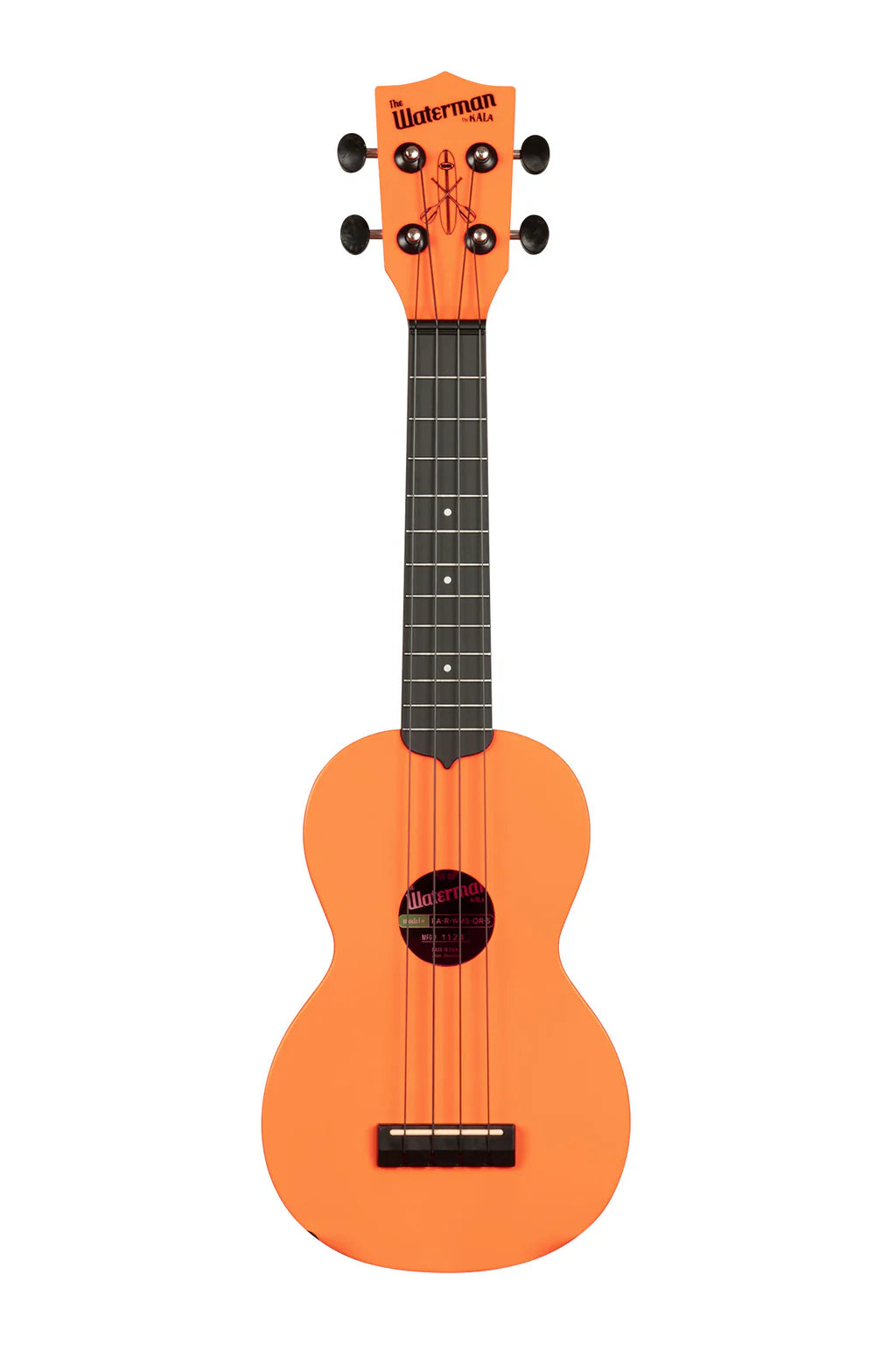 Kala The Waterman Soprano Ukulele - Sunset Orange