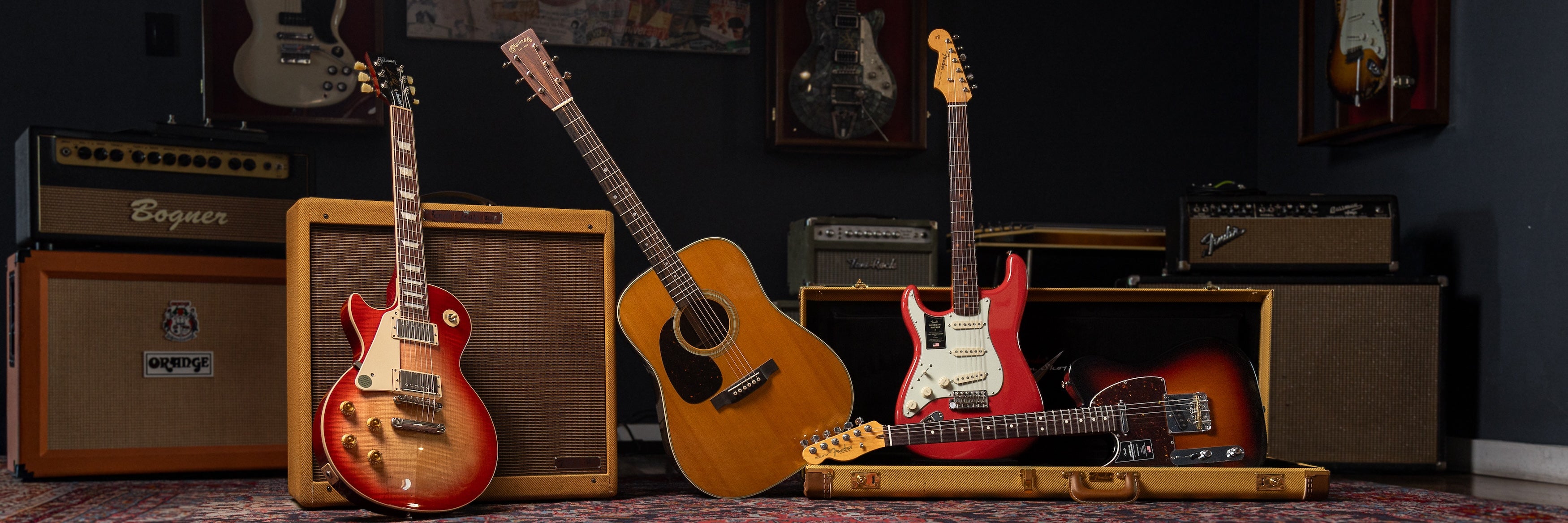 Left-Handed Guitar Collection at Walt Grace Vintage