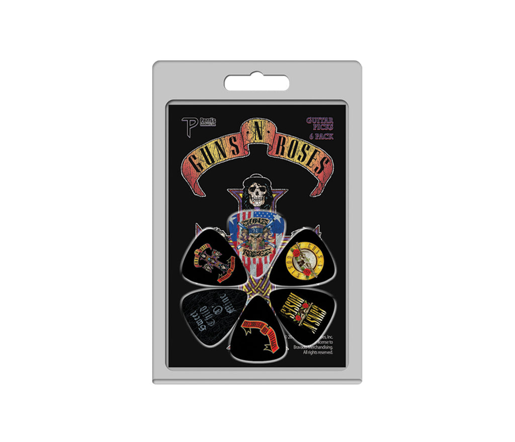 Guns N' Roses Guitar Picks 6-Pack