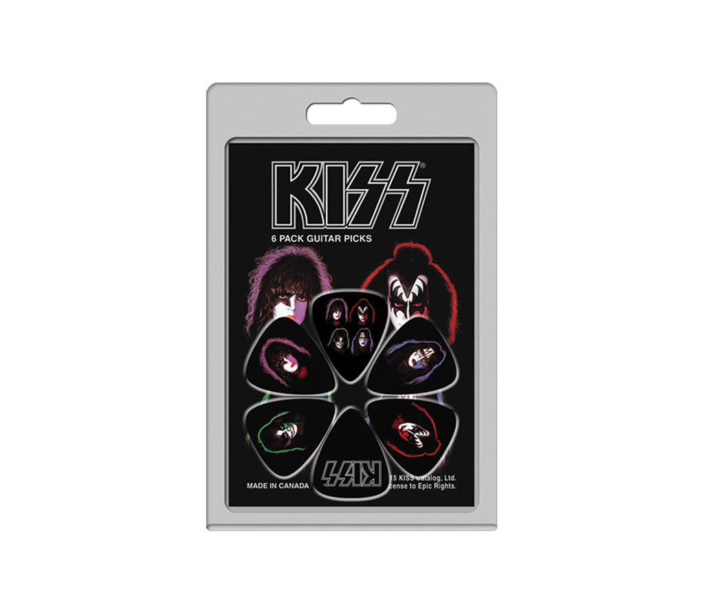 Kiss Guitar Picks 6-Pack